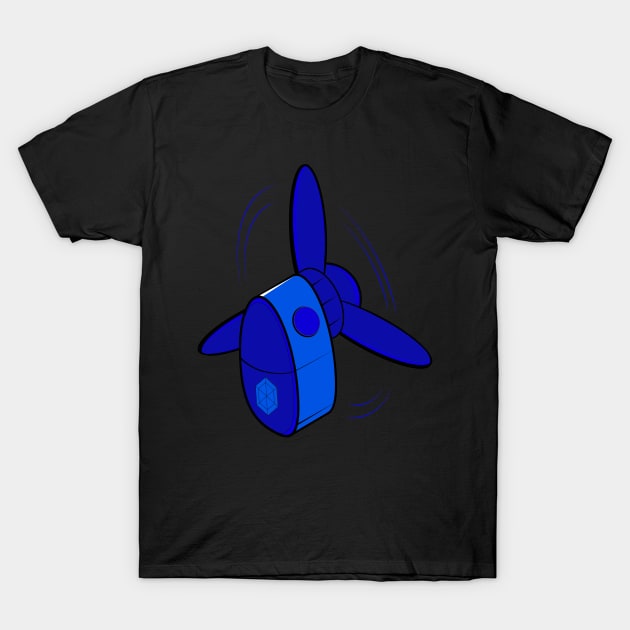 Mini fan turned to your face or body T-Shirt by Coowo22